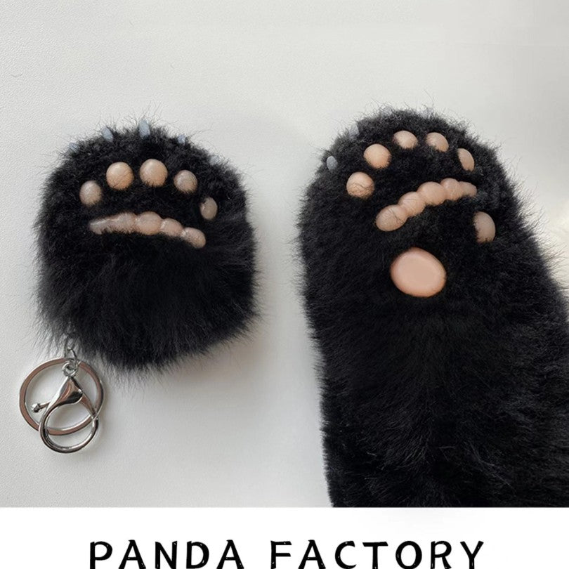 Adorable Panda Paw Keychains