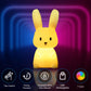 Soft Silicone Rabbit Night Light Table Lamp For Home Children