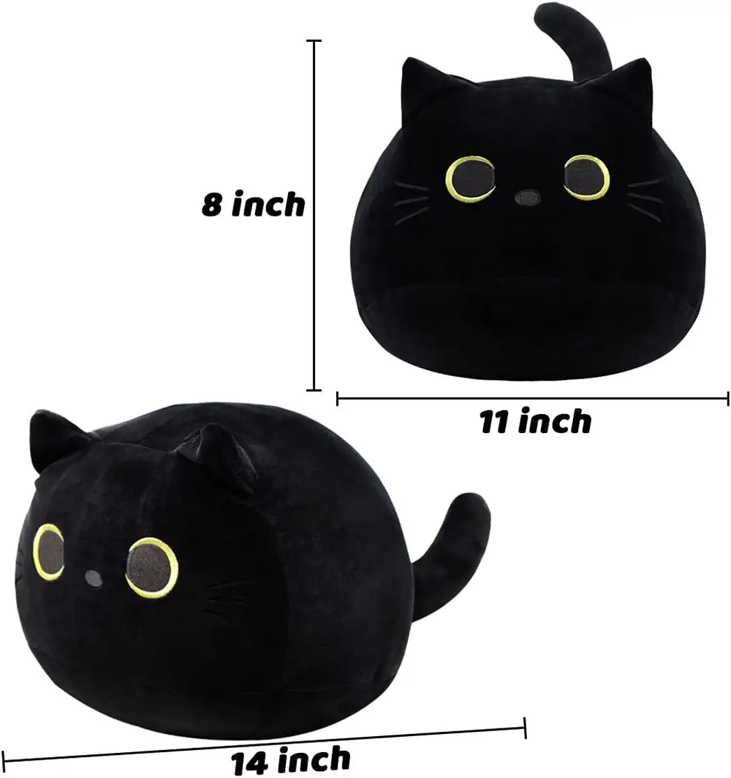Black Cat Plush Toy Black Cat Pillow