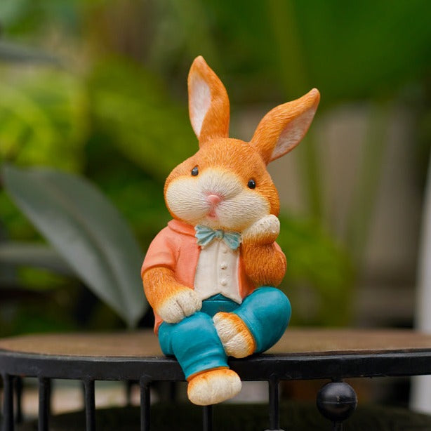 Unique Sitting Rabbit Ornament